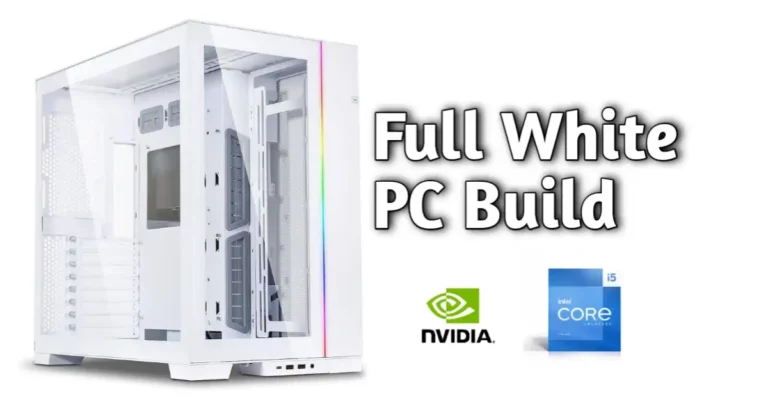Intel 13600K With RTX 4070 Full White PC Build